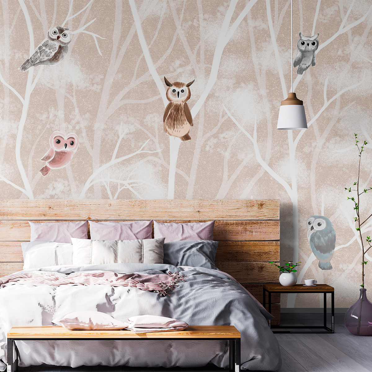 Tapet owlet valley morning, dream prints 